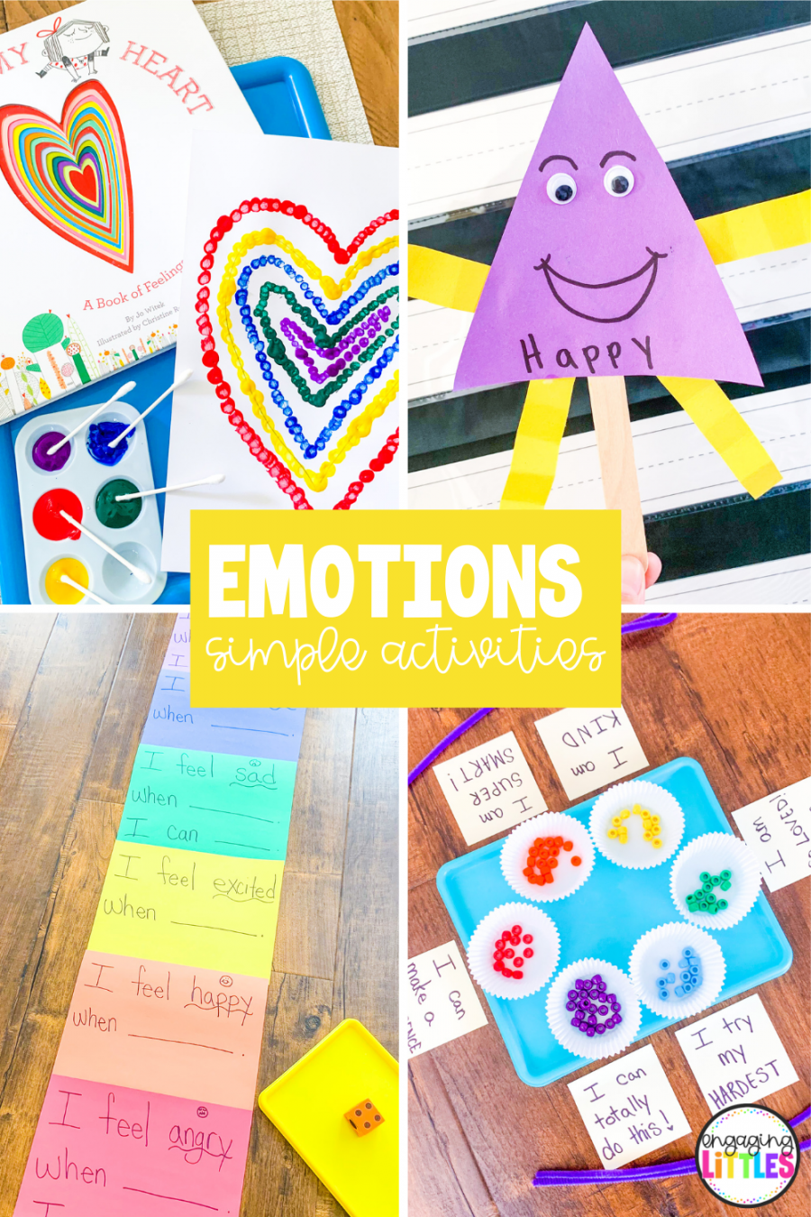 SIMPLE EMOTION THEMED ACTIVITIES for Preschool and Pre-K