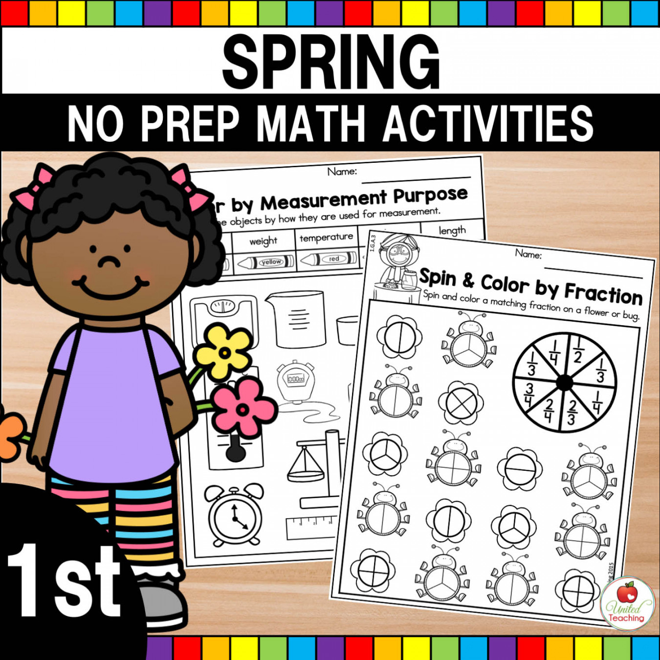 Spring Math Activities (st Grade)