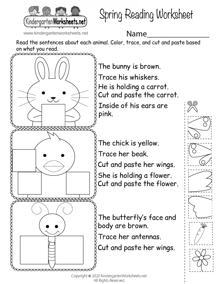 Spring Reading Worksheet - Free Printable, Digital, & PDF