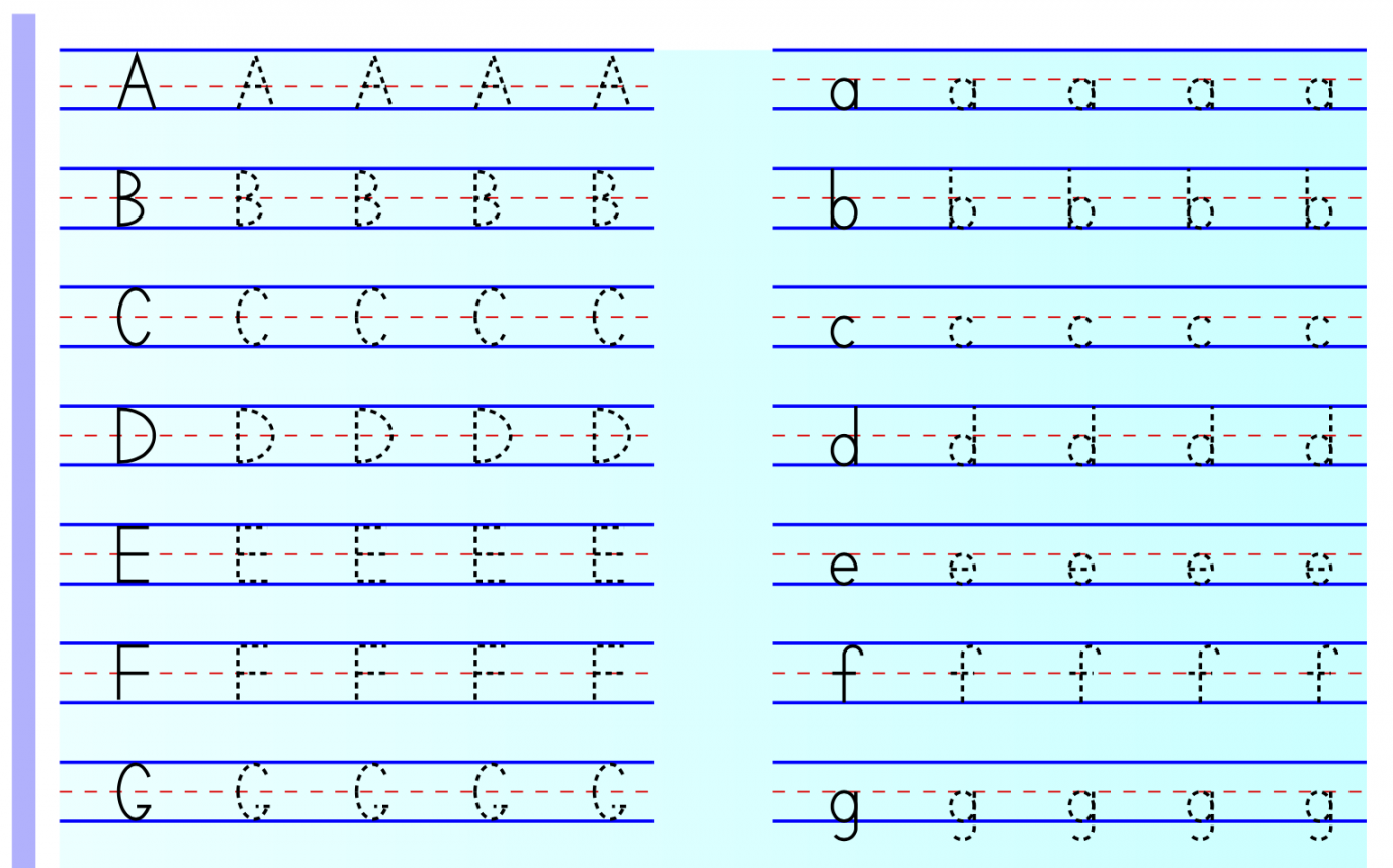 tikz pgf - Create alphabet tracing worksheet - TeX - LaTeX Stack