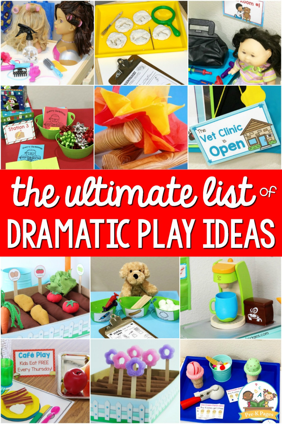 Ultimate List of Dramatic Play Ideas for Preschoolers - Pre-K Pages