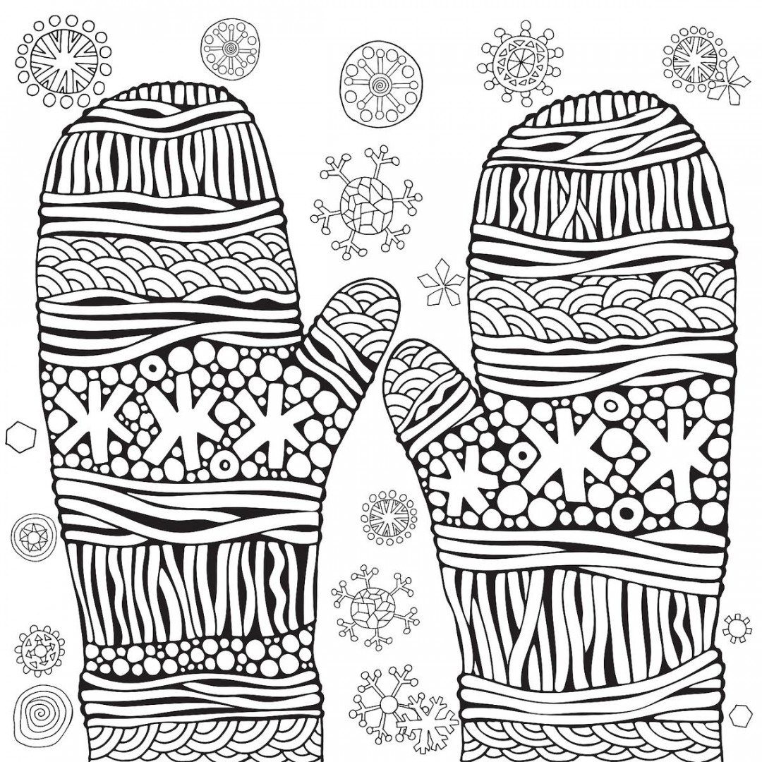 Winter Coloring & Puzzle Pages for Kids: Free Printable Winter