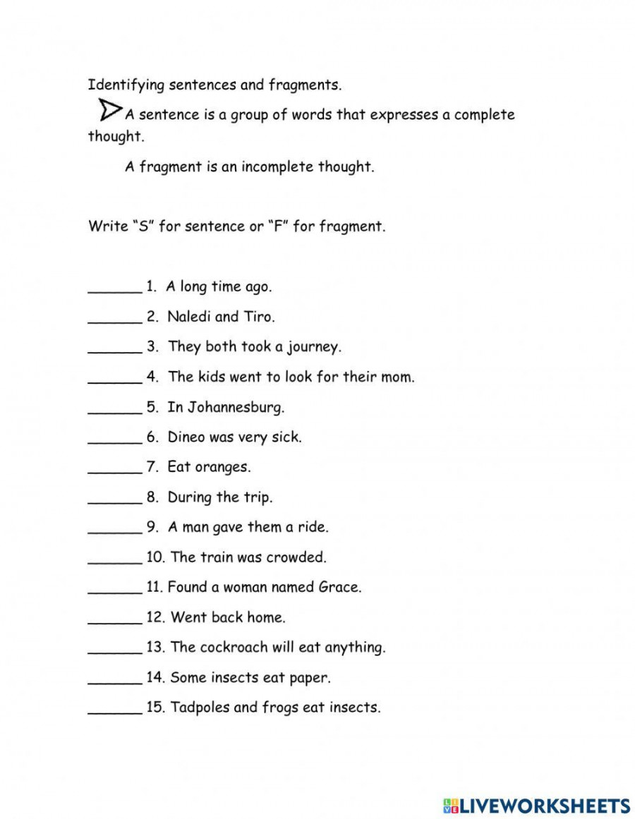 Writing activities th grade worksheet  Live Worksheets