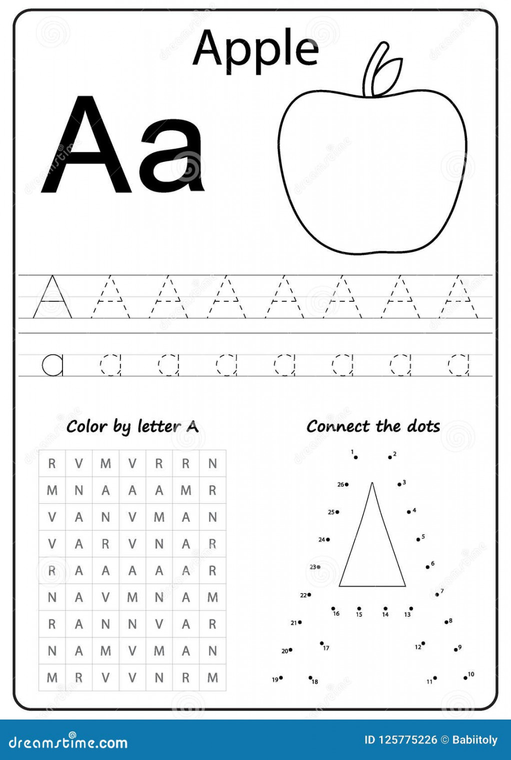 Writing Letter a. Worksheet