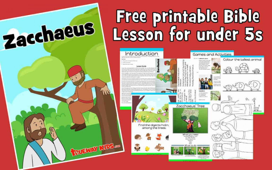 Zacchaeus - Bible lesson for kids - Trueway Kids