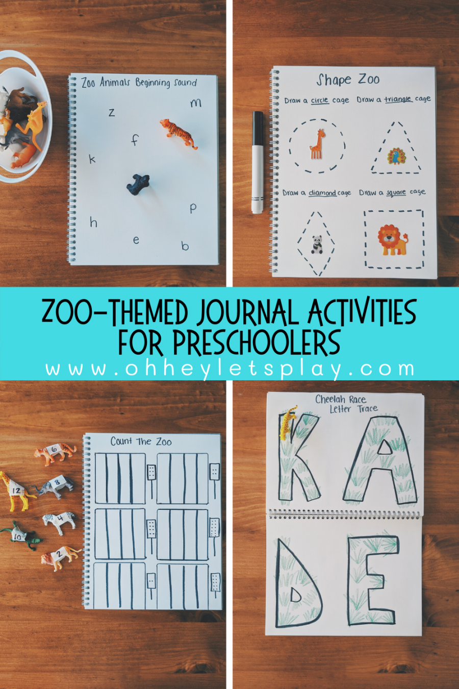 Zoo-Themed Journal Activities for Preschoolers — Oh Hey Let