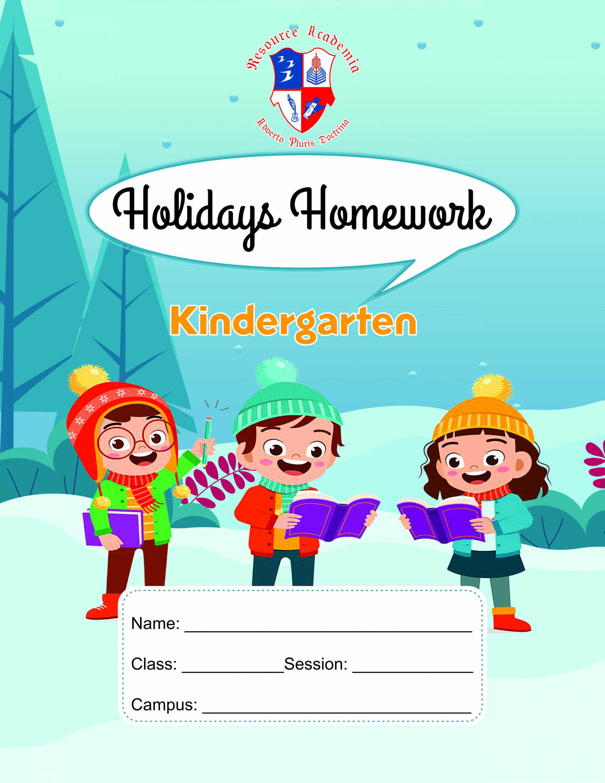 Book Covers  Kindergarten names, Kindergarten homework, Holiday