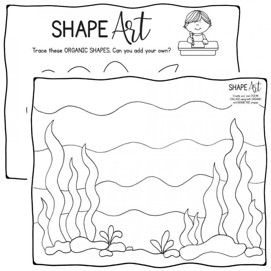 Elements of Art: Shape Printables - Top Teacher