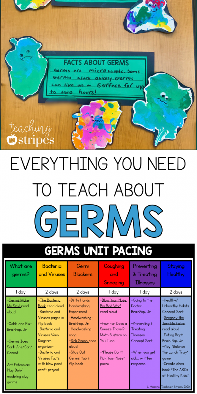 Everything You Need to Teach About Germs!  Health lesson plans