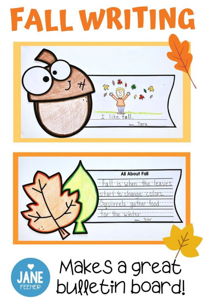 Fall Writing Activity  Bulletin Board  Fall writing activities