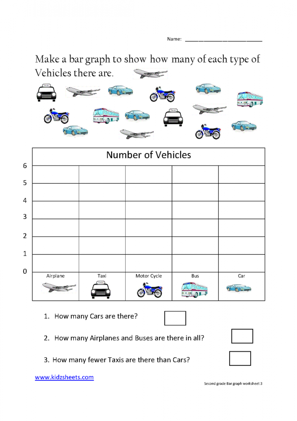 first grade bar graph template  See Printable Bar Graph Worksheet