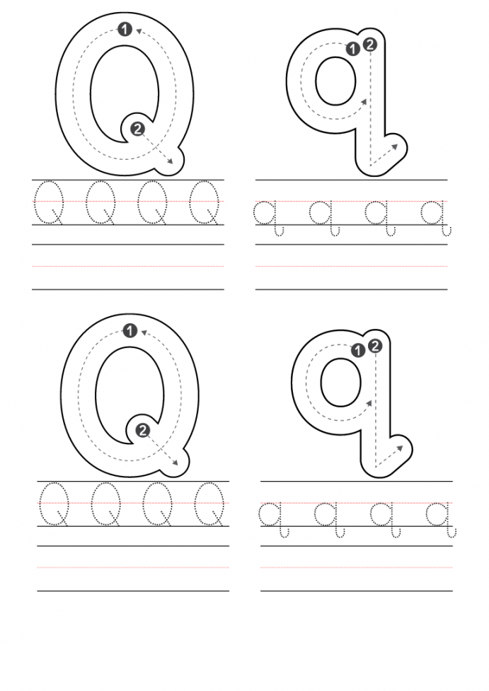 Free Preschool Letter Q Worksheets Printable PDF