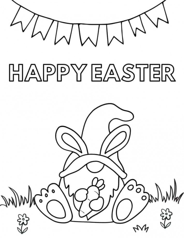 Free Printable Easter Coloring Pages for Kids - Prudent Penny