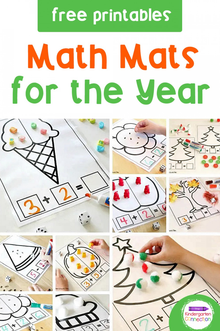 FREE Printable Math Mats for Addition and Subtraction