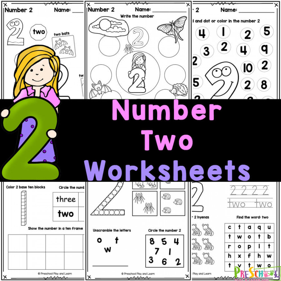 FREE Printable Number  Worksheets - Tracing, Counting