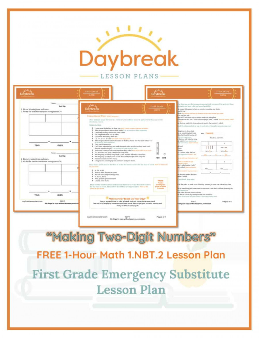 Free st Grade Lesson Plans - Daybreak Lessons