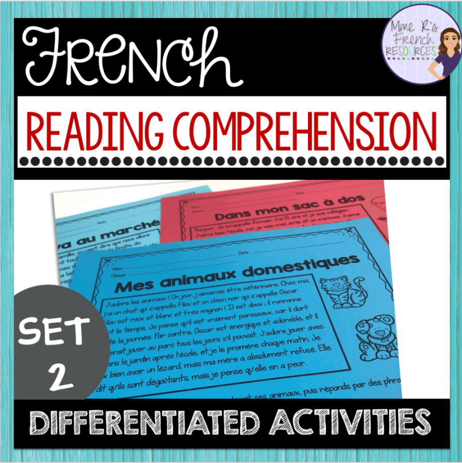 French reading comprehension - Mme R