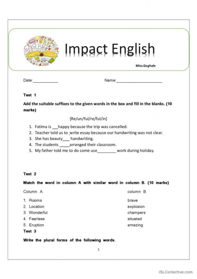 Grade  paper : English ESL worksheets pdf & doc