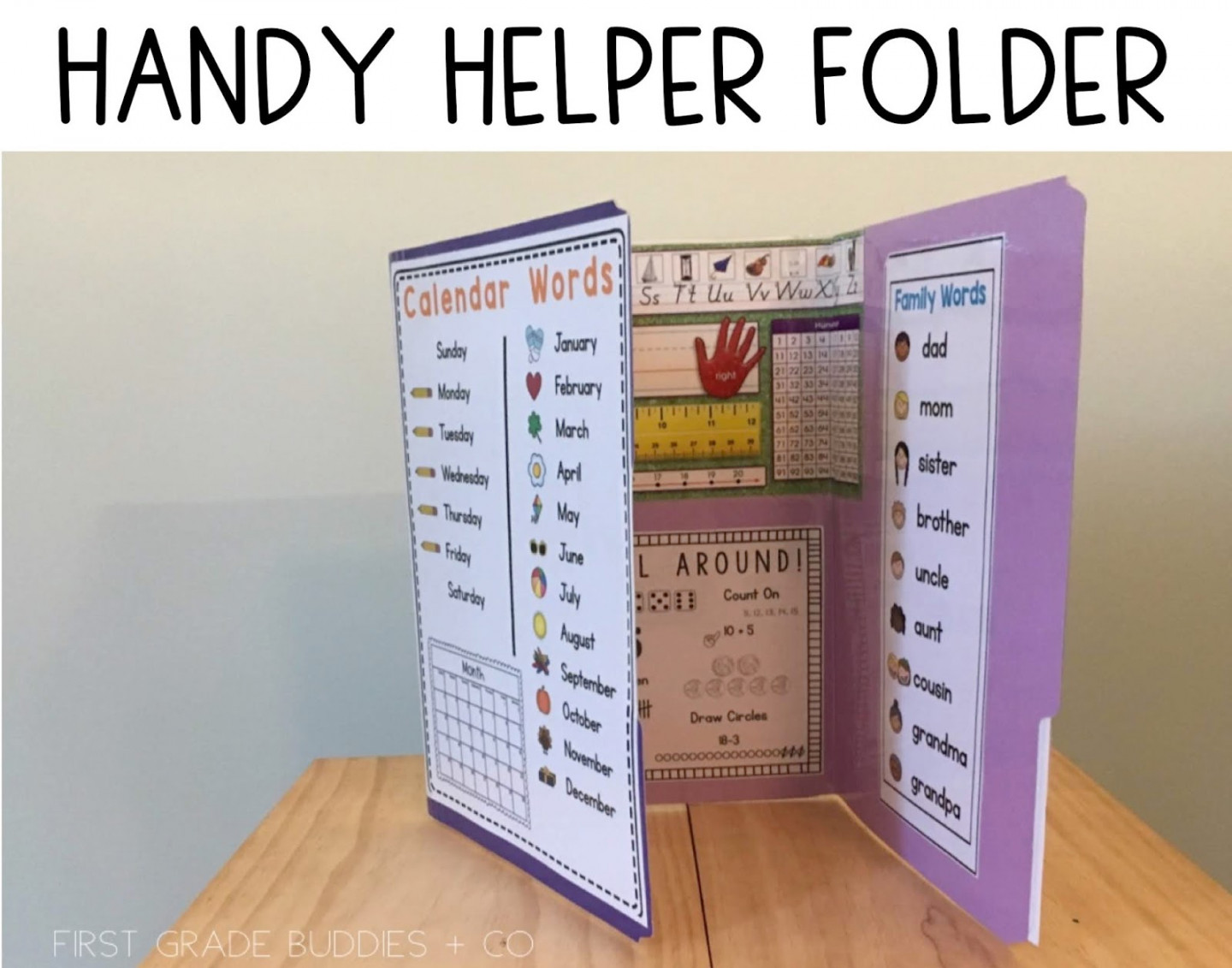 Handy Helper Folder  A Writing Workshop Tool  First Grade Buddies