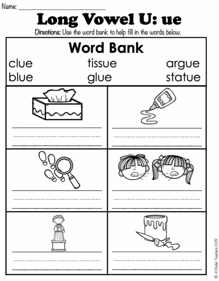 How to Teach Long U Words in Kindergarten -  Kinder Teachers