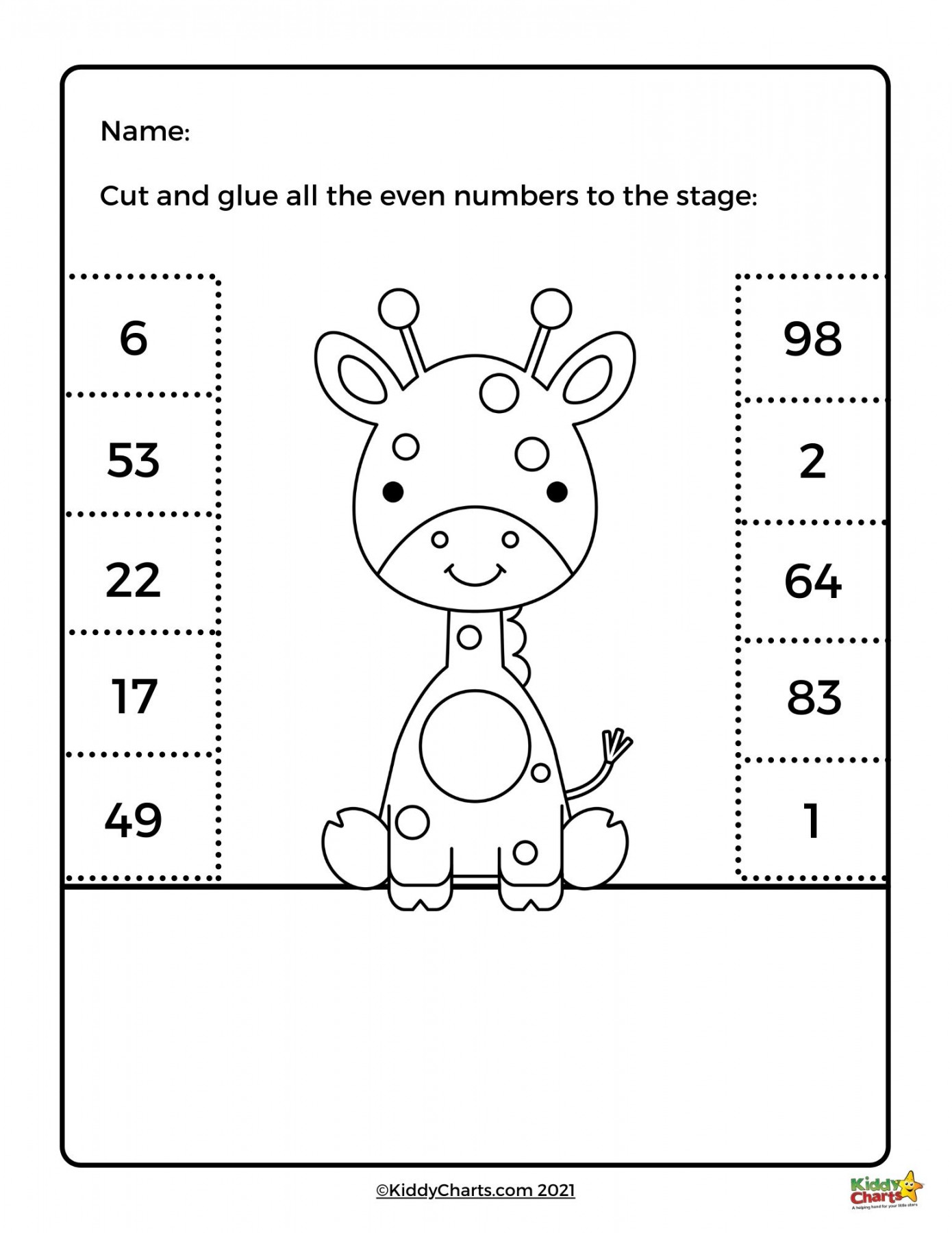 Kindergarten math worksheets: Animal math worksheets - KiddyCharts