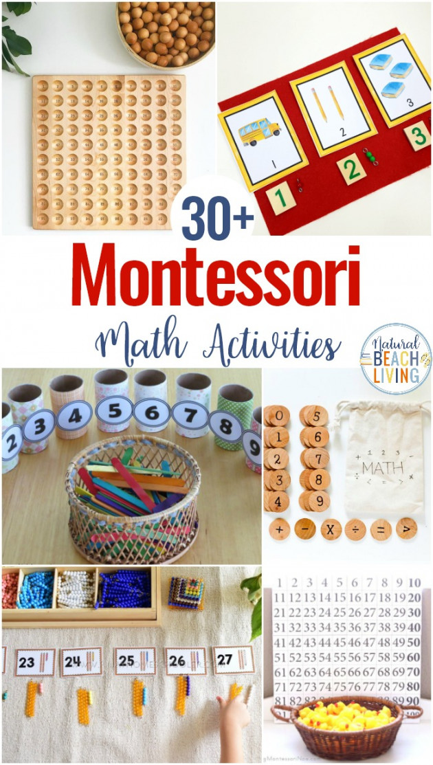 + Montessori Math Activities for Preschool and Kindergarten