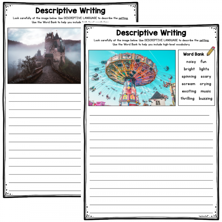 Narrative Story Setting: Descriptive Writing - Top Teacher