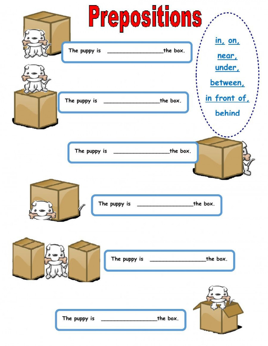 Prepositions of place interactive and downloadable worksheet