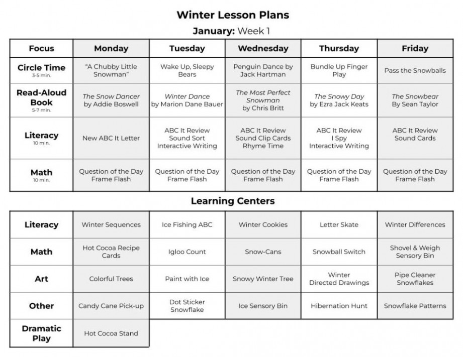 Preschool Activities on Winter That Are Snow Much Fun