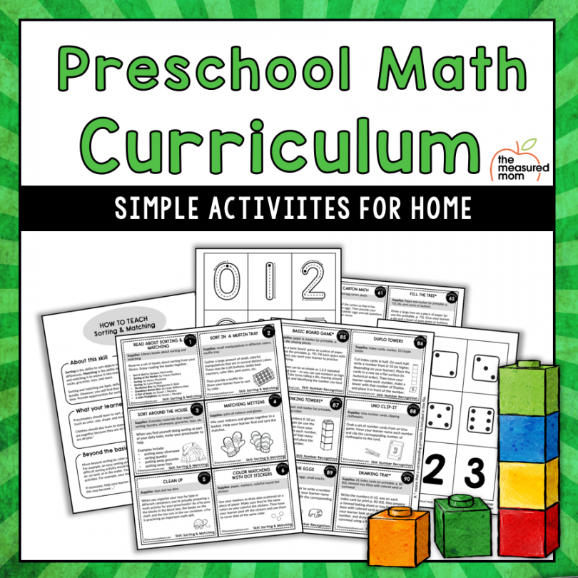 Preschool Math Curriculum for Home