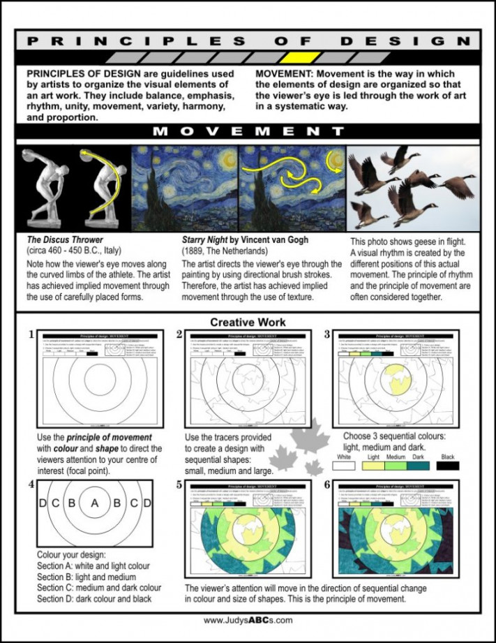 Principles of Design - Movement - Judy