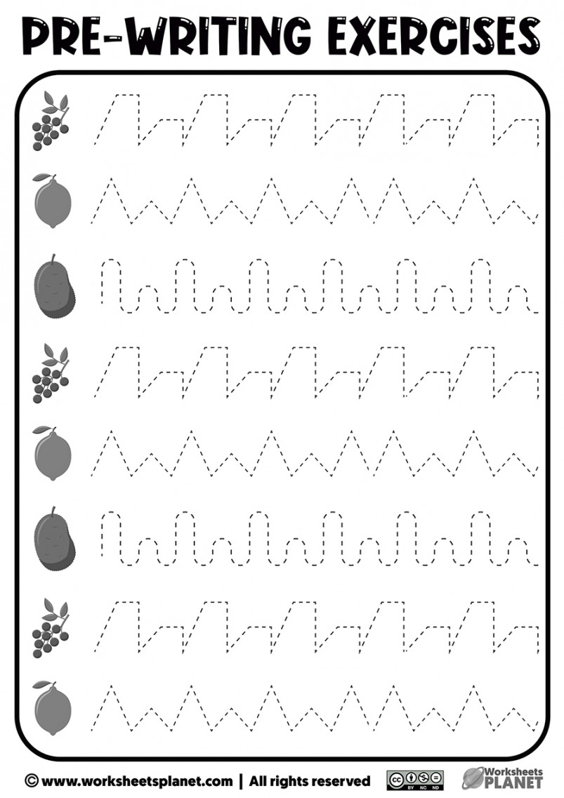 Printable Prewriting Activities for Preschoolers