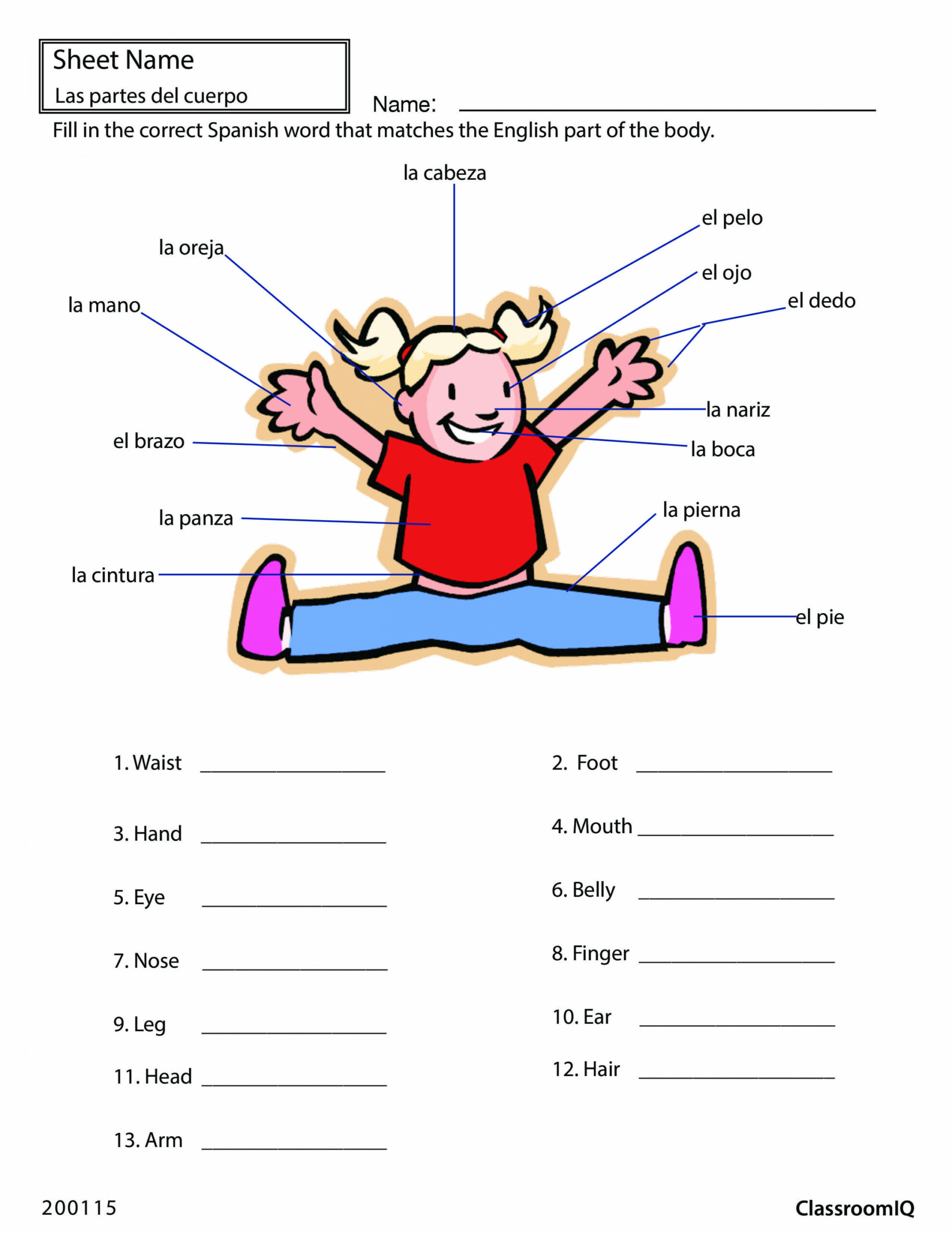 Spanish Worksheets // Level  ideas  spanish worksheets