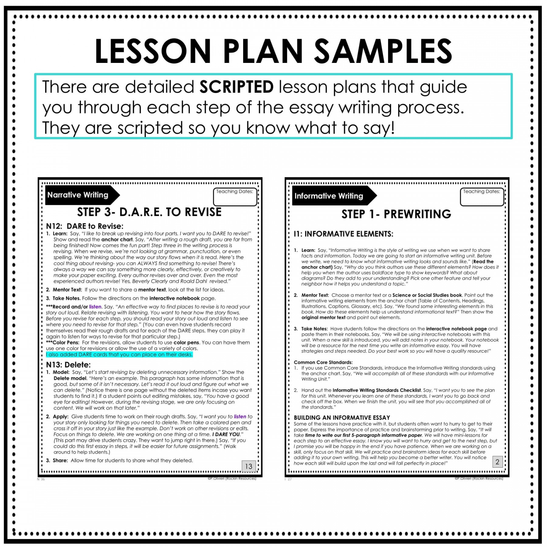 th Grade Step-by-Step Writing Program Printable - Rockin Resources