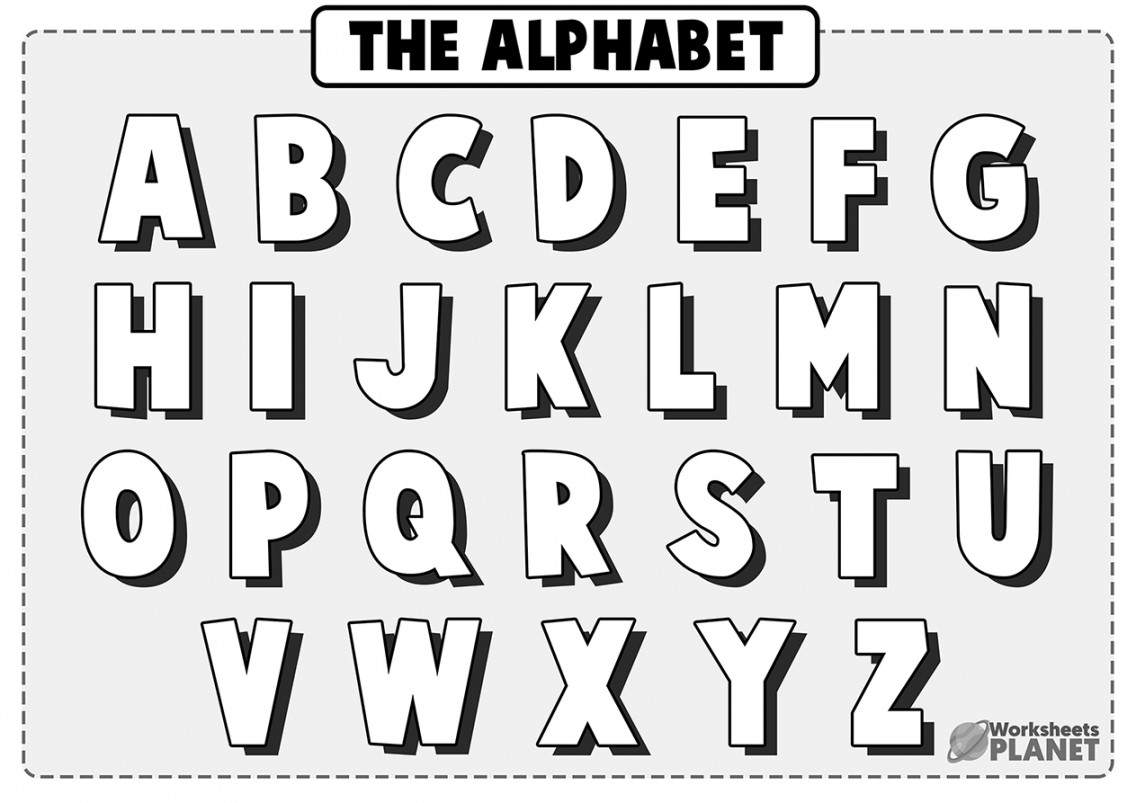 Alphabet Coloring Pages for Kids  Ready to Print and Color