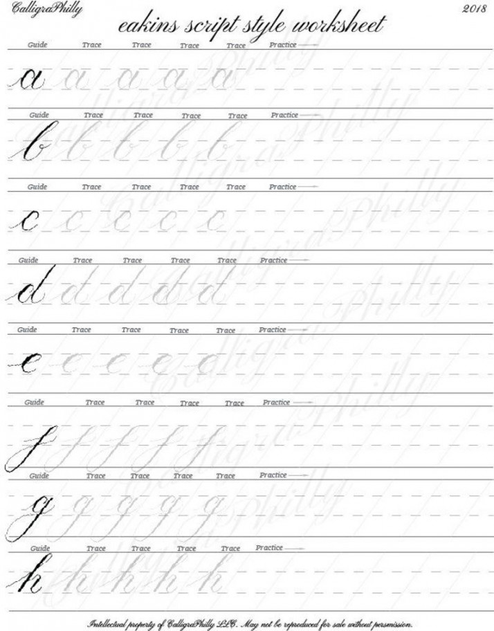 Beginner Level  Copperplate Calligraphy Alphabet Practice: - Etsy