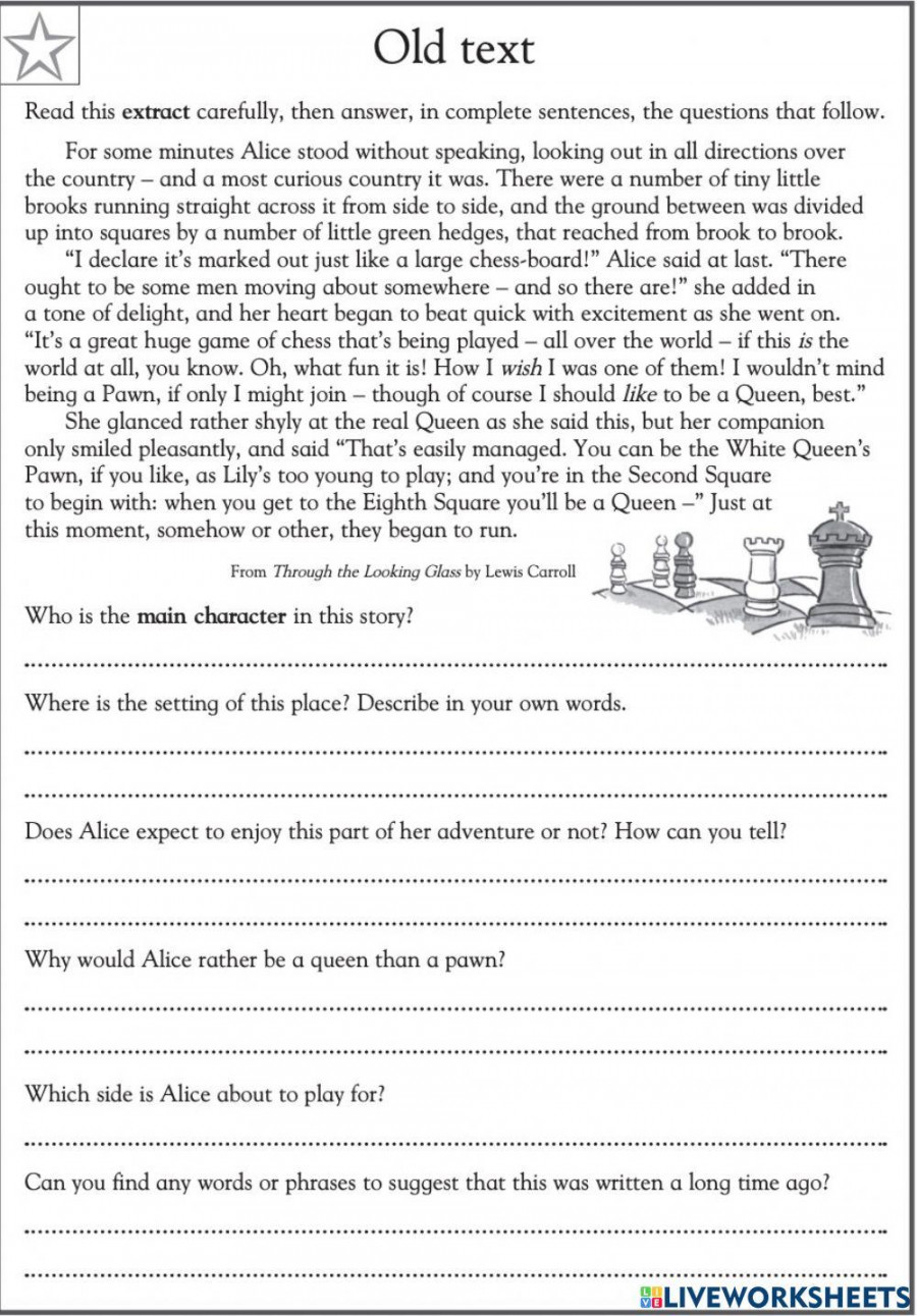 Comprehension grade  interactive worksheet  Live Worksheets