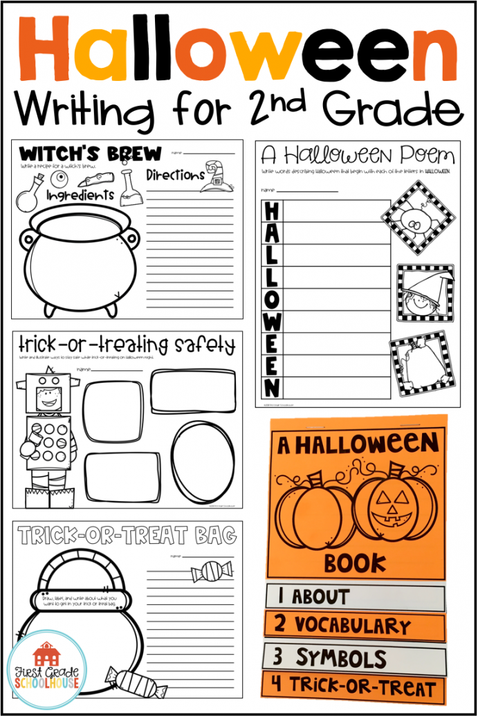 Halloween Writing Prompts nd Grade  Halloween Writing Activities