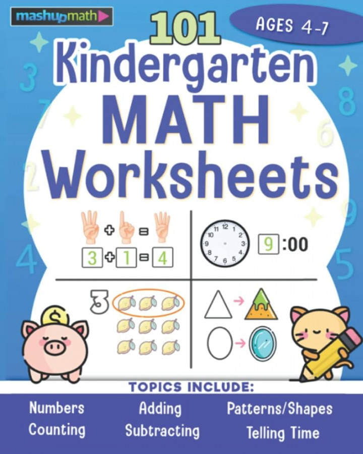 Kindergarten Math Worksheets Book: Super Fun Math Activities