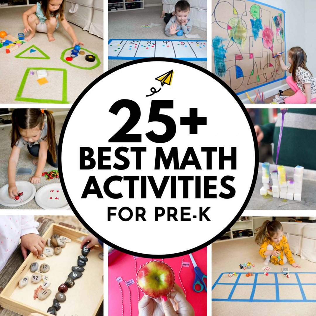 + Math Activities for Preschoolers - Busy Toddler