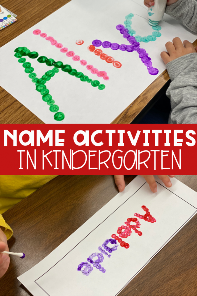 Name Writing Activities - Differentiated Kindergarten