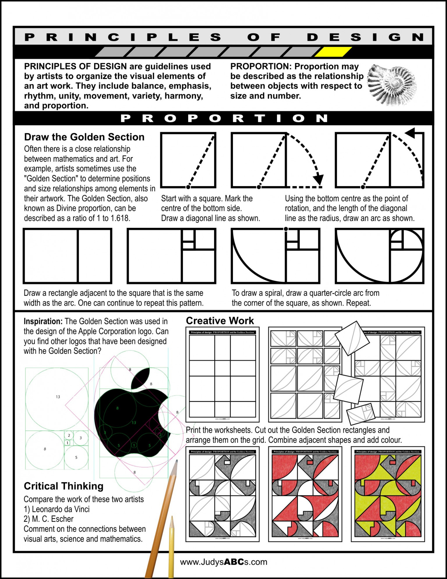 Principles of Design - Proportion - Judy