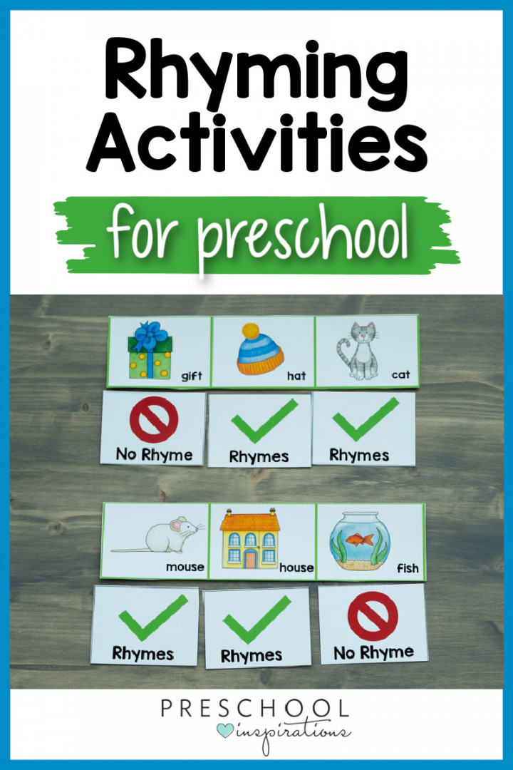 Rhyming Activities For Preschoolers - Preschool Inspirations