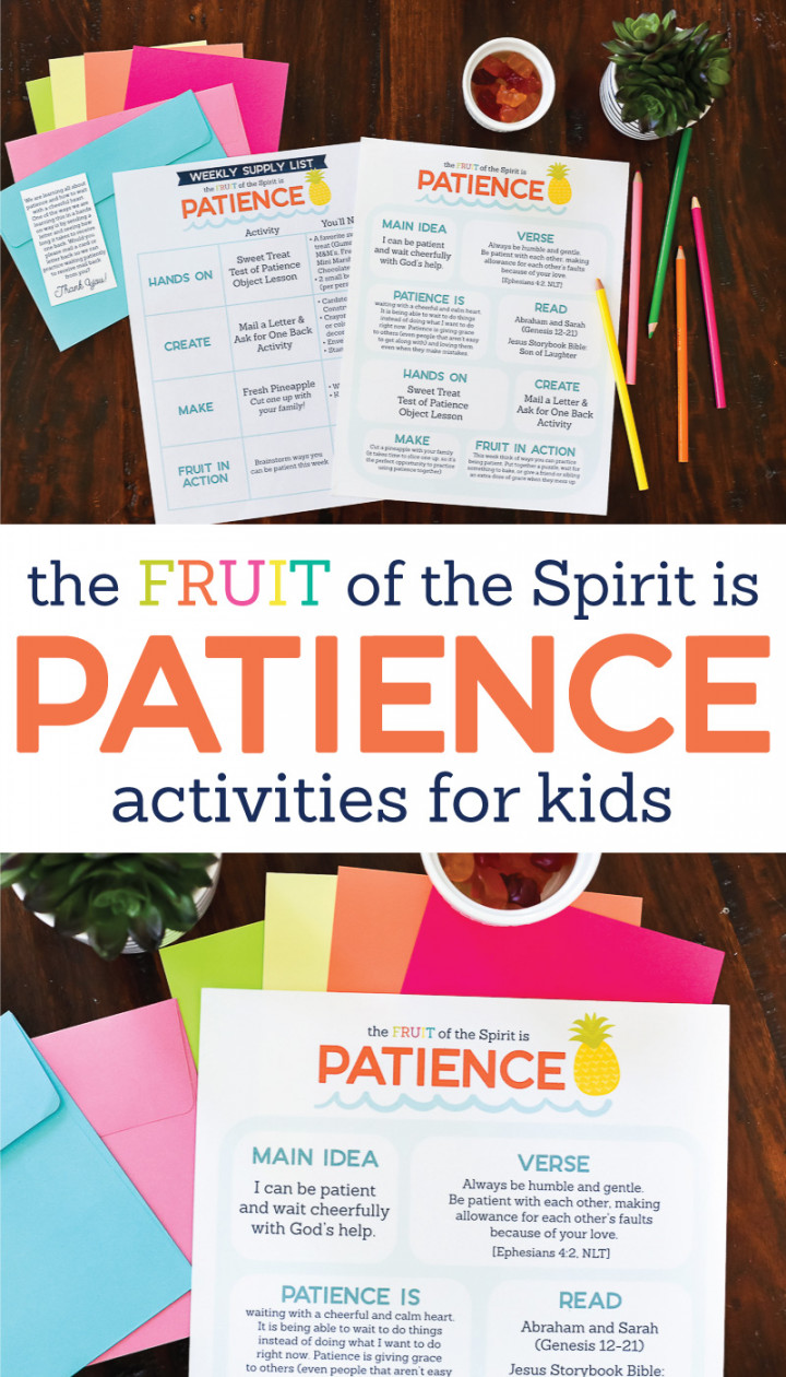 The Fruit of the Spirit is PATIENCE Kids Activities by The Littles