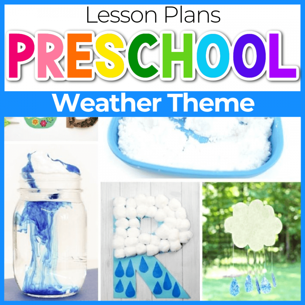 Weather Lesson Plans for Preschool -