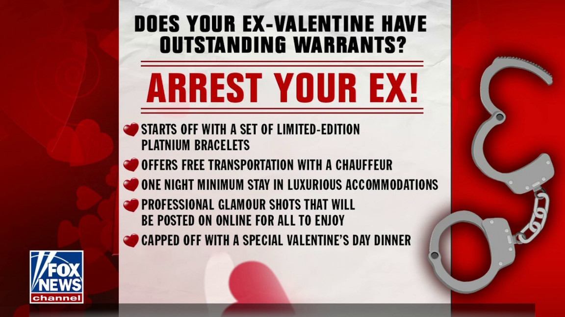 Arrest your ex: Texas law enforcement offering Valentine