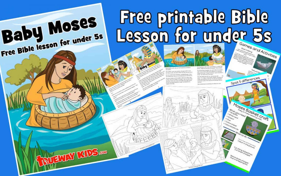 Baby Moses Bible lesson for kids - Trueway Kids