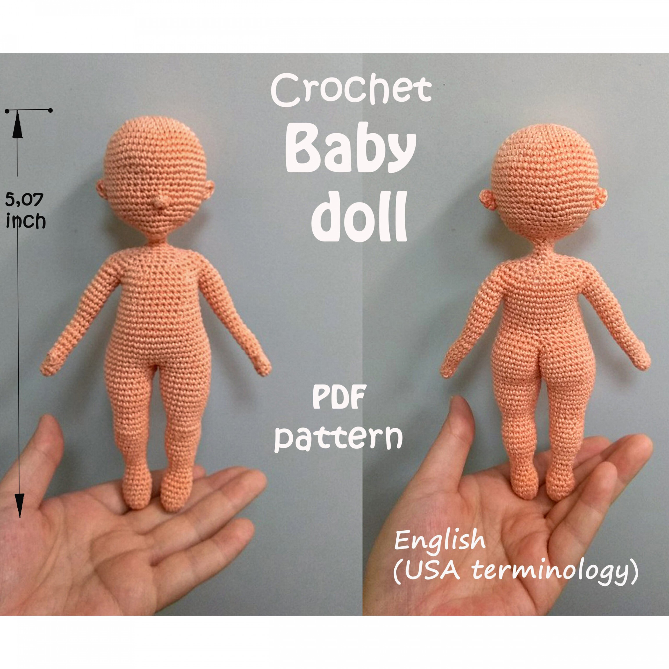 Crochet Baby doll pattern - DailyDoll Shop