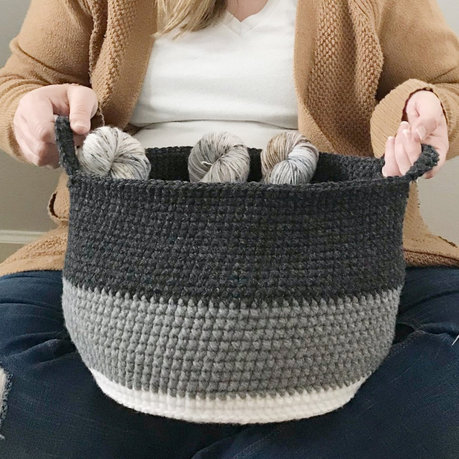 Crochet Pattern-The Aggie Basket — Meghan Makes Do