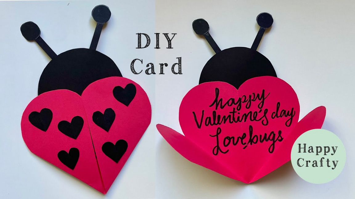 DIY Love Bug Card  Valentine